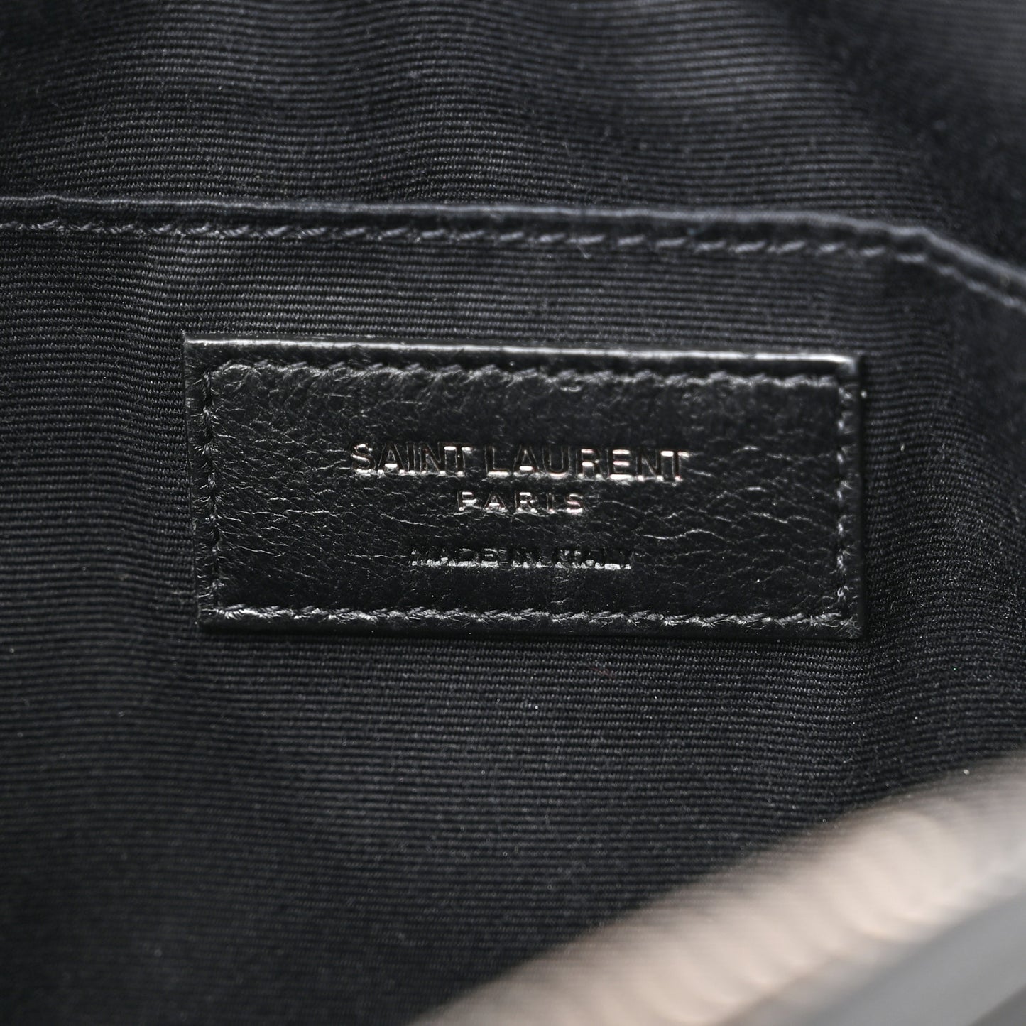 Calfskin Matelasse Monogram Lou Camera Bag Black