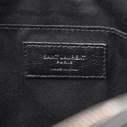 Saint Laurent Calfskin Matelasse Monogram Lou Camera Bag Black 6 of 10