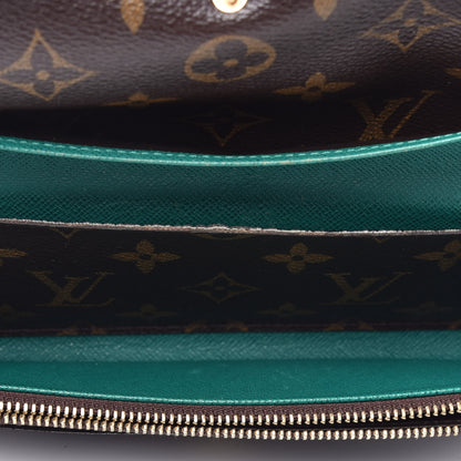 Louis Vuitton Monogram Emilie Wallet Vert 5 of 8