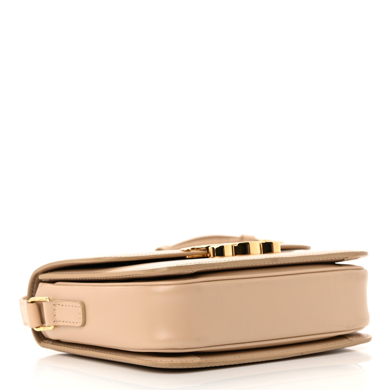 Celine Shiny Calfskin Teen Triomphe Nude 4 of 23