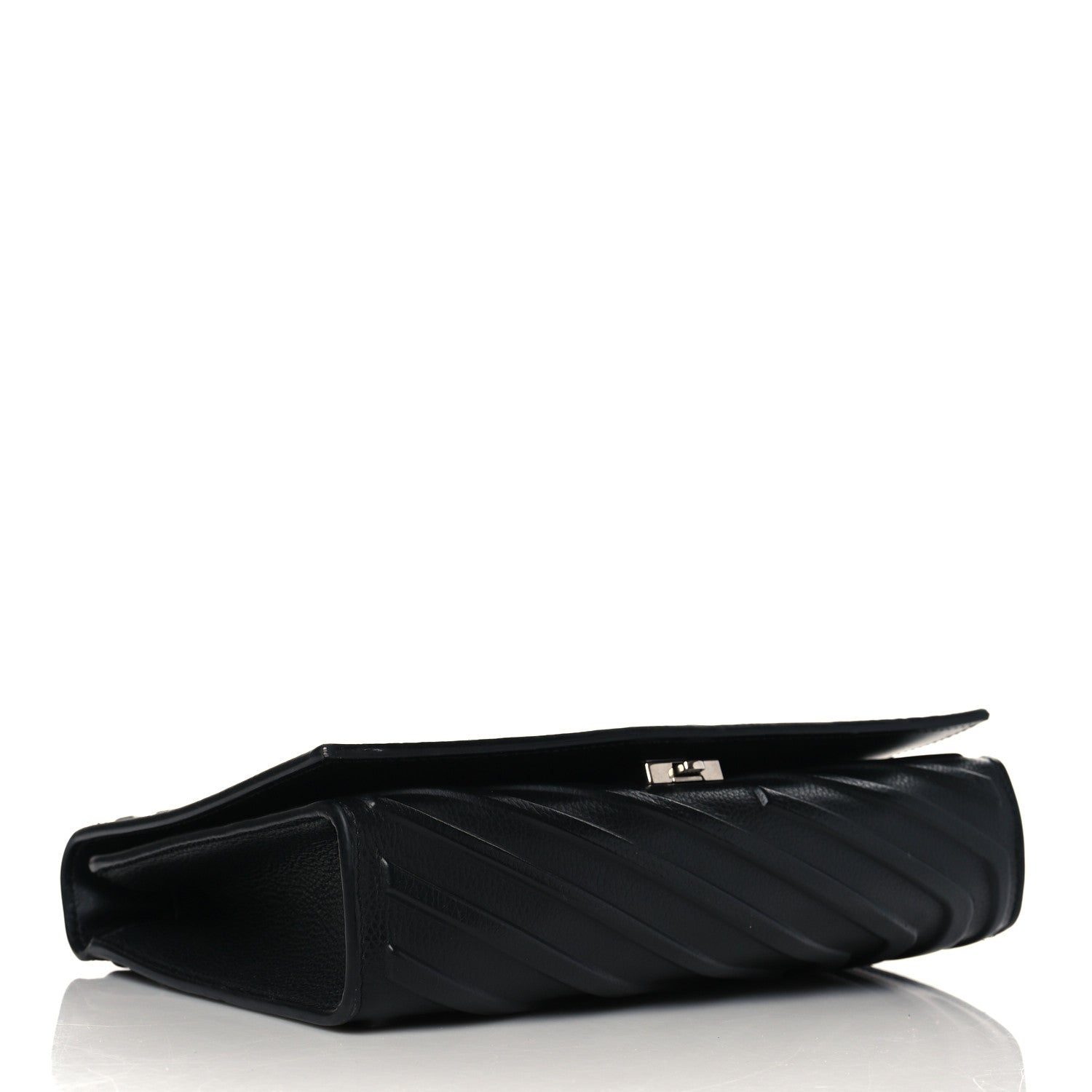 Balenciaga Grained Calfskin Car Flap Bag Black 3 of 8
