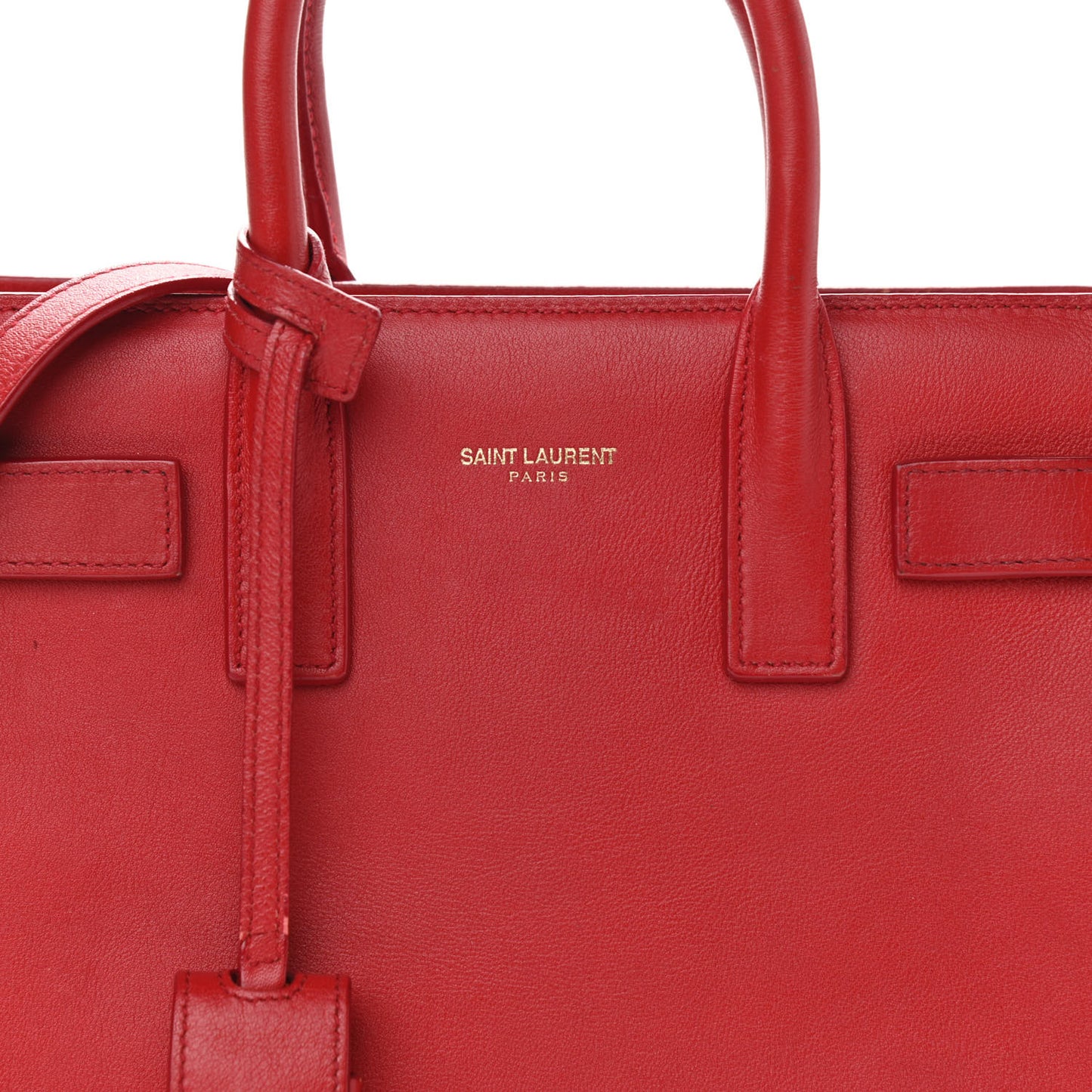 Calfskin Nano Sac De Jour Lipstick Red