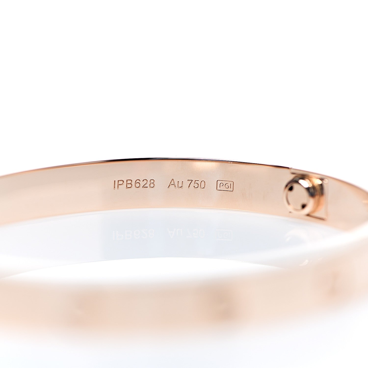 Cartier 18K Pink Gold LOVE Bracelet 17 3 of 6