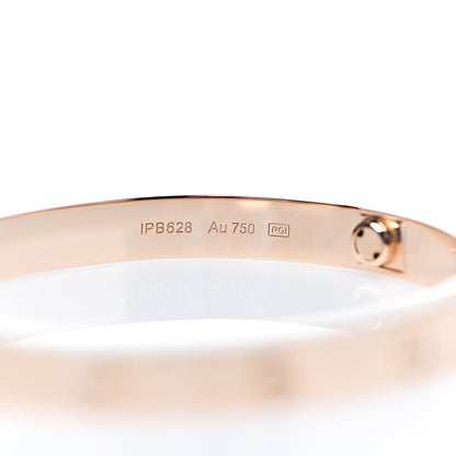 Cartier 18K Pink Gold LOVE Bracelet 17 3 of 6