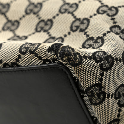 Gucci Monogram Large Bucket Tote Black 12 of 13