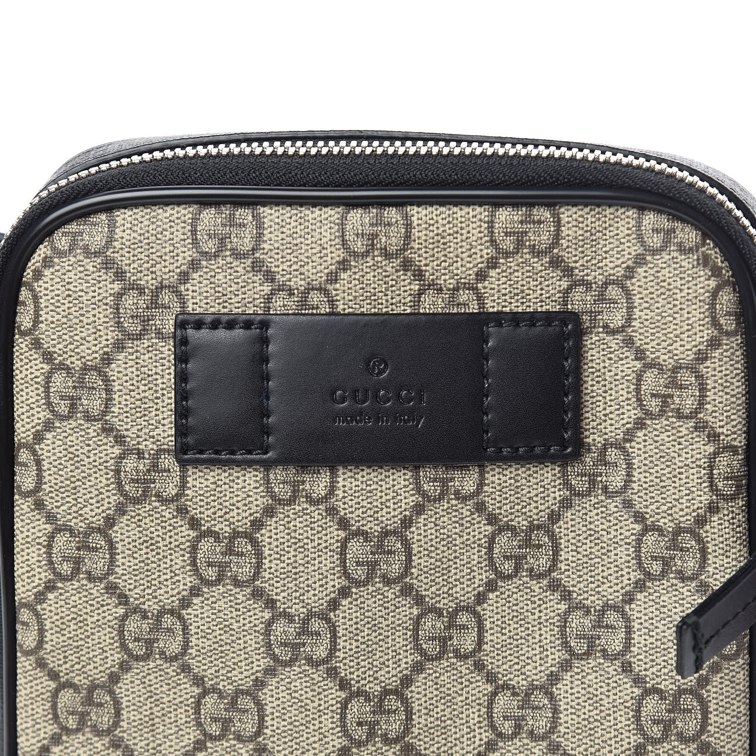 Gucci GG Supreme Monogram Web Belt Bag Black 11 of 11