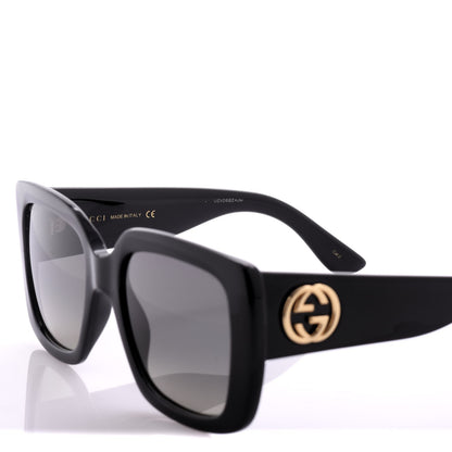 Gucci Acetate Square Frame Sunglasses GG 0141/S Black 7 of 8