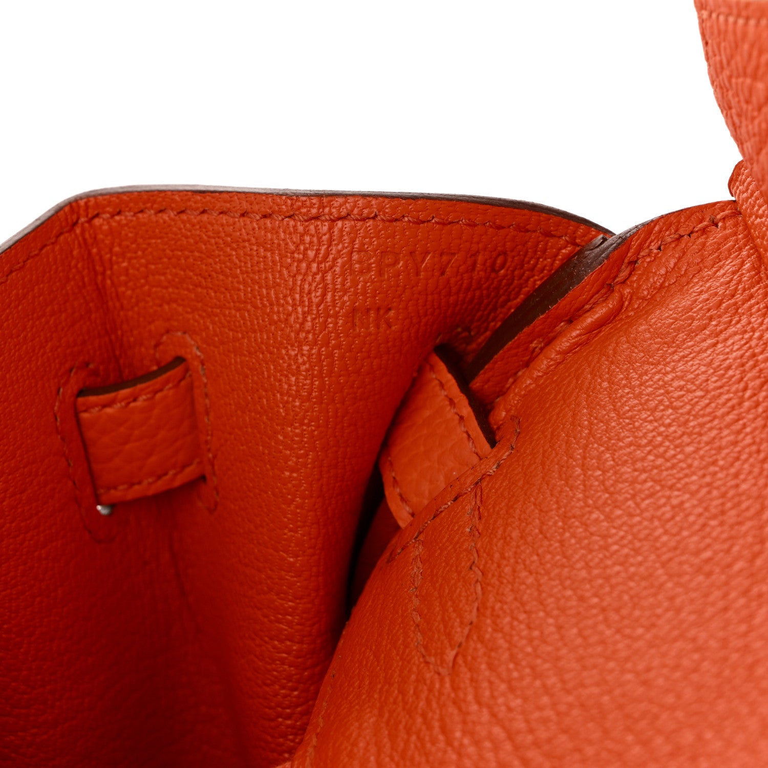 Hermes Togo Birkin 25 Orange Minium 7 of 10