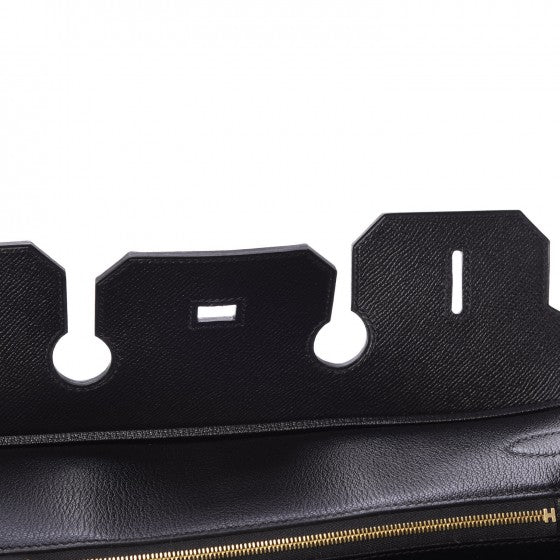 Epsom Birkin 35 Black