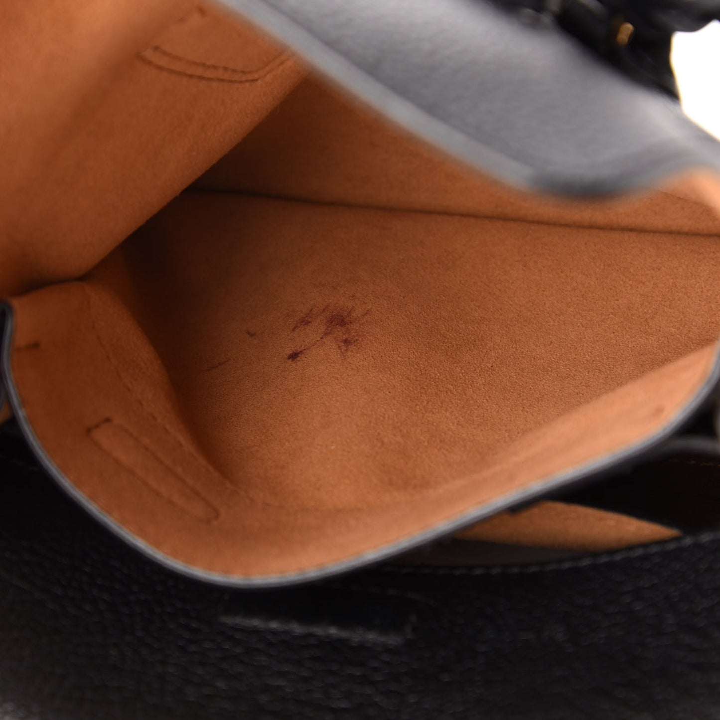Grained Calfskin Mini Milla Tote Black