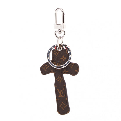 Louis Vuitton Calfskin Monogram Hammer Bag Charm Key Holder 3 of 5