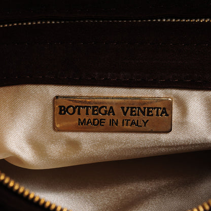 Bottega Veneta Vintage Suede Intrecciato Small Messenger Bag Brown 6 of 8