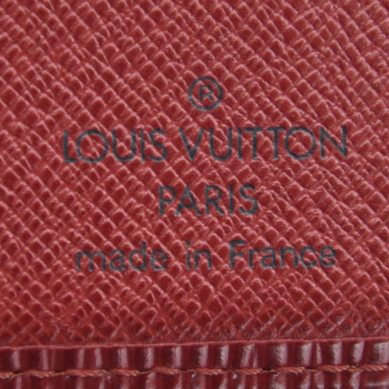 Epi French Purse Wallet Rouge