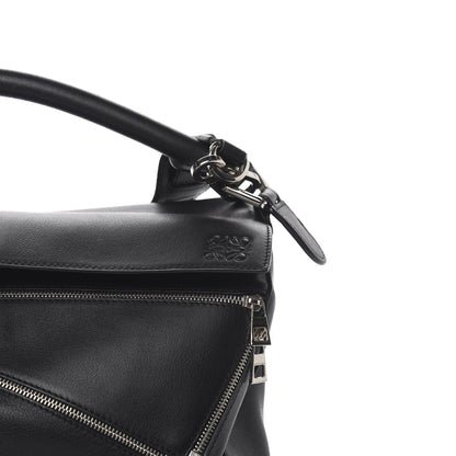 Loewe Calfskin Zipper Puzzle Bag Black 8 of 9