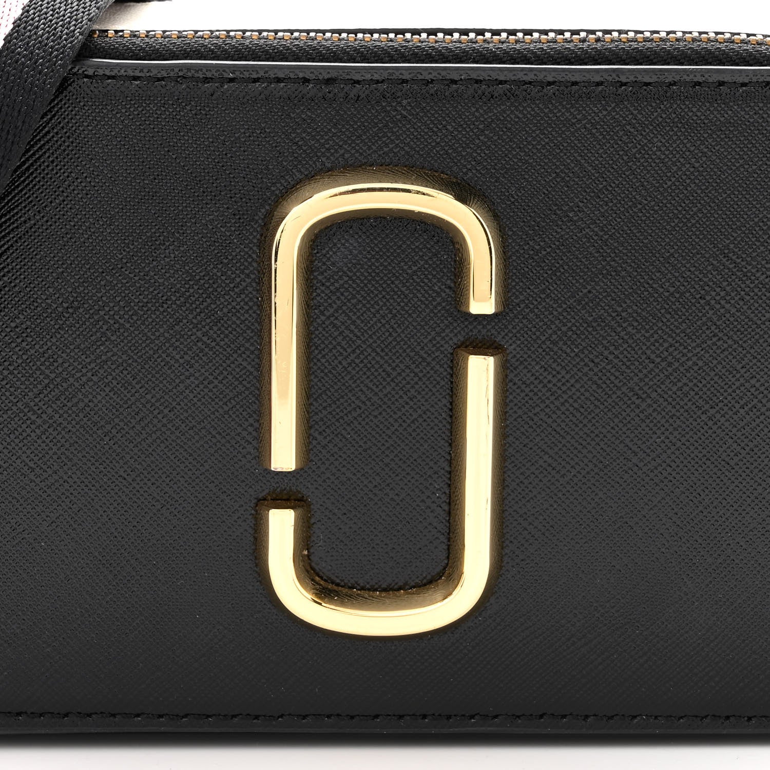 Marc Jacobs Saffiano Snapshot Camera Bag Black Grey 8 of 10