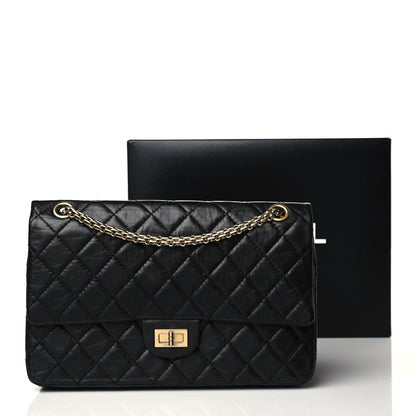 Chanel Aged Calfskin Quilted 2.55 Reissue 226 Flap Black 7 of 12