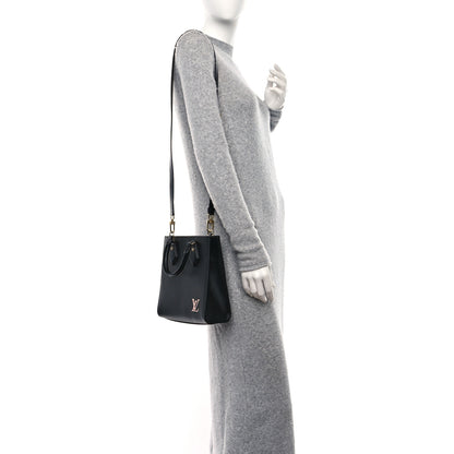 Louis Vuitton Epi Sac Plat BB Black 2 of 9