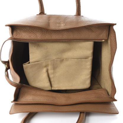 Celine Pebbled Calfskin Mini Luggage Camel 5 of 14