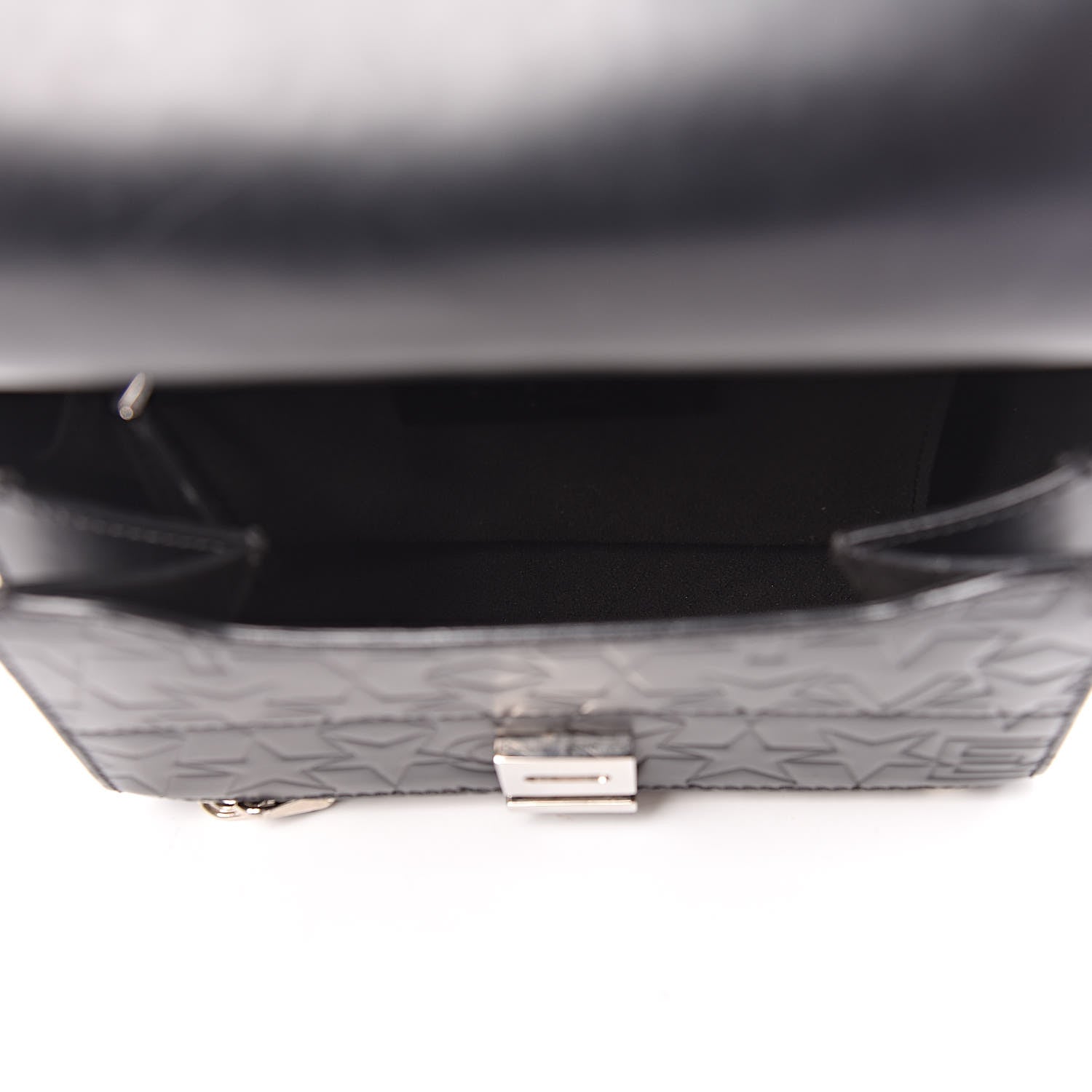 Givenchy Calfskin Star Embossed Mini Pandora Box Crossbody Bag Black 5 of 9