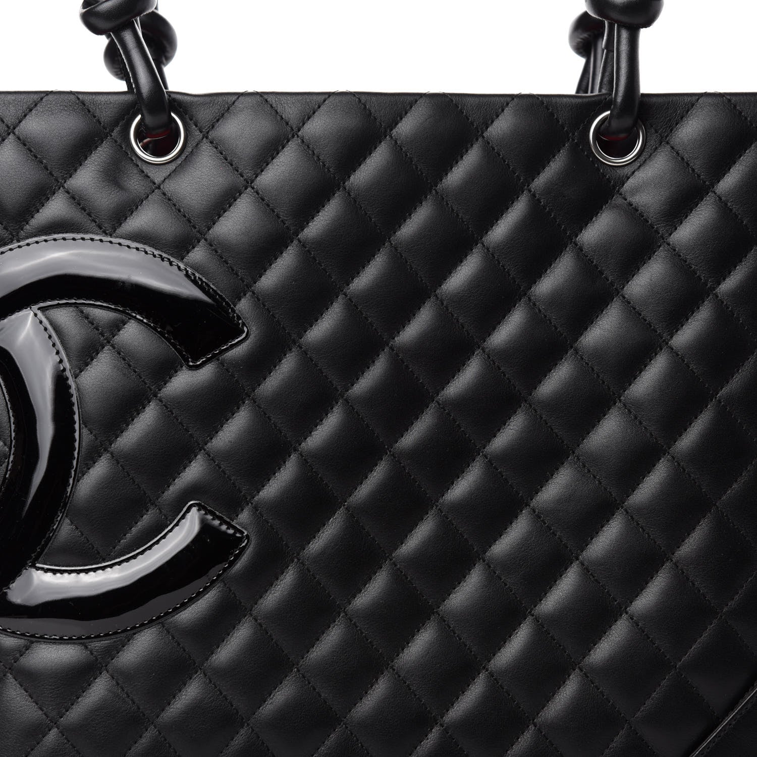 Chanel Calfskin Quilted Large Cambon Tote Black 10 of 10
