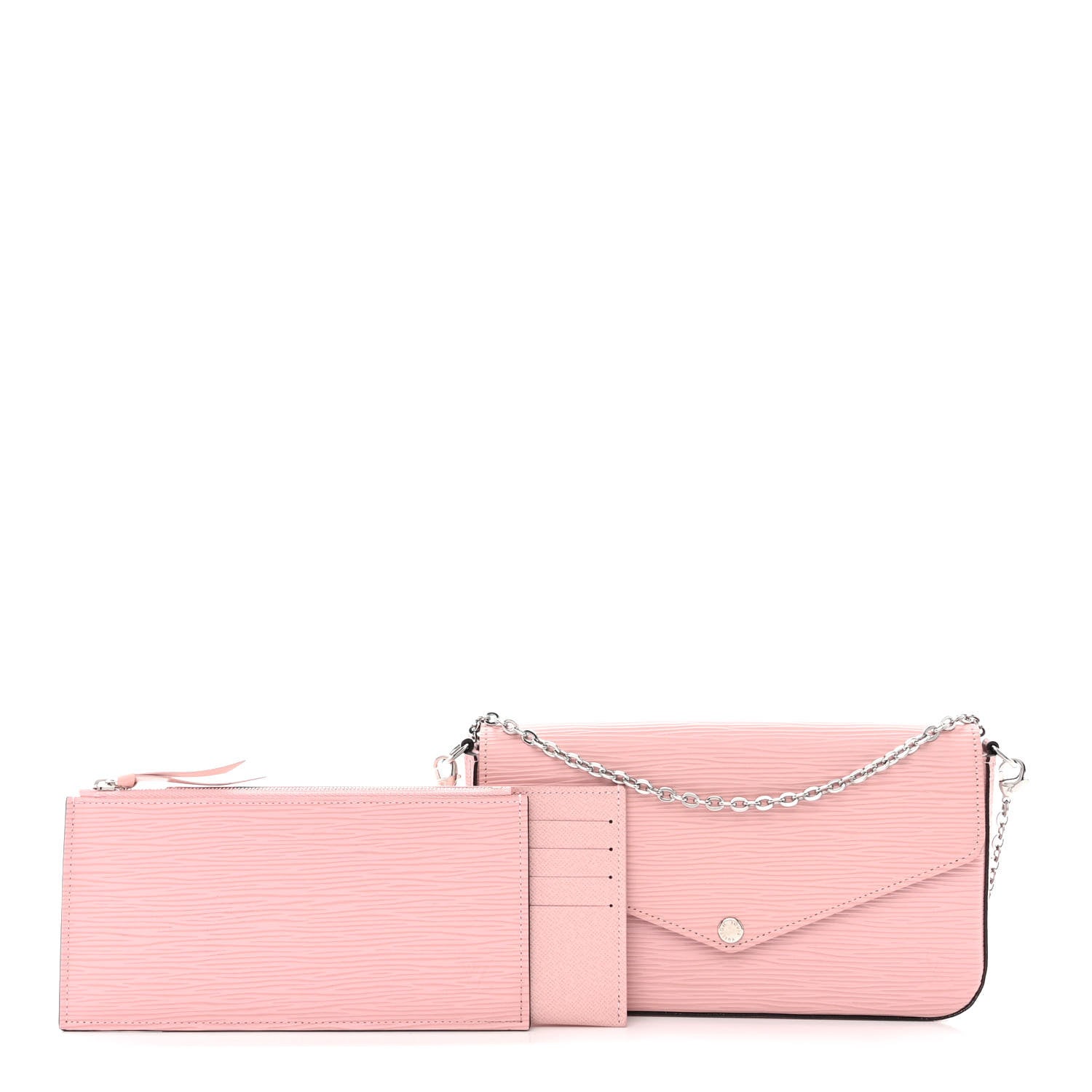 Louis Vuitton Epi Pochette Felicie Rose Ballerine 1 of 13