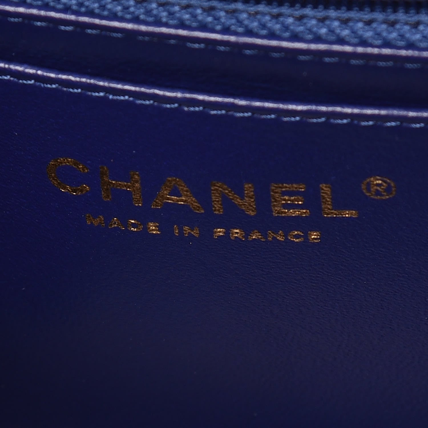 Chanel Velvet Quilted Mini Rectangular Flap Blue 8 of 10