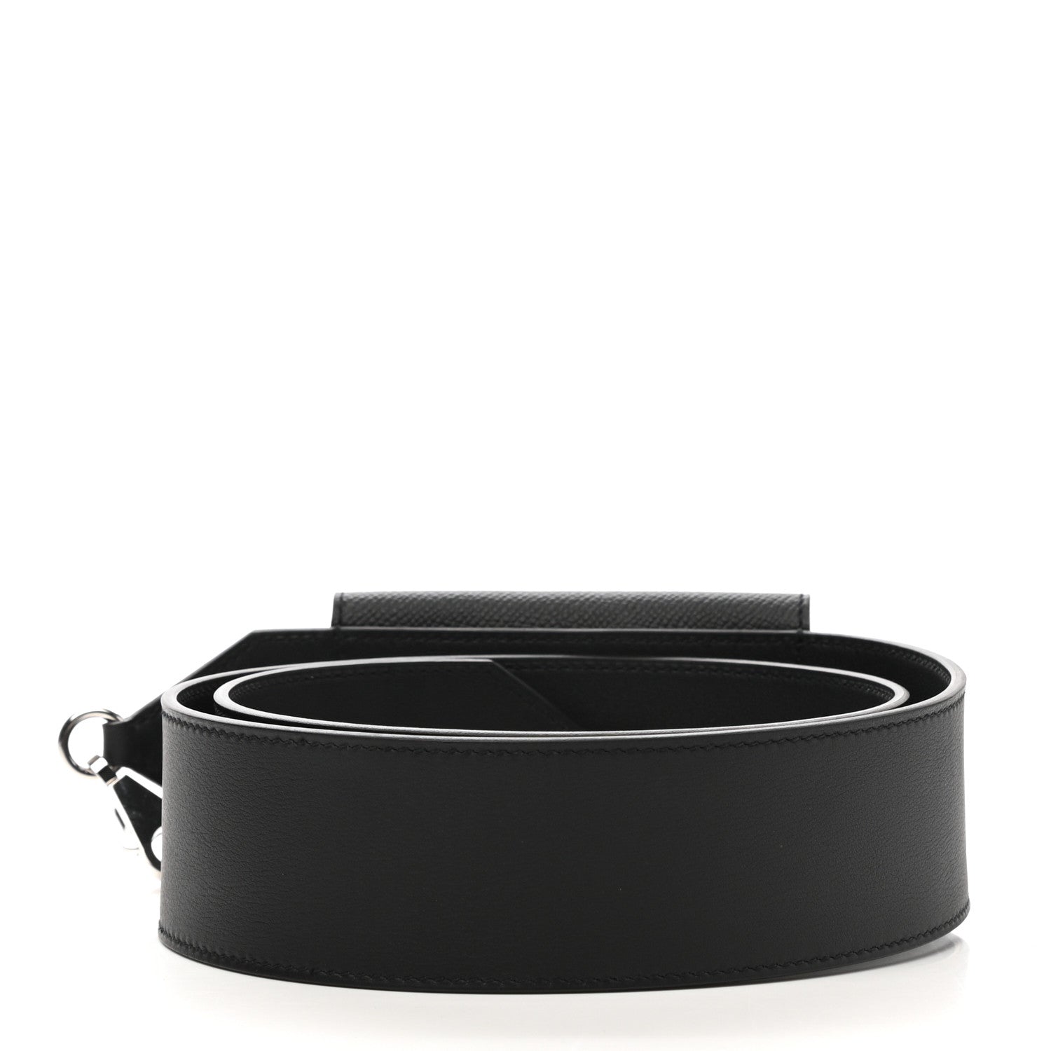 Hermes Swift Epsom Pocket Kelly Shoulder Strap Black 2 of 5