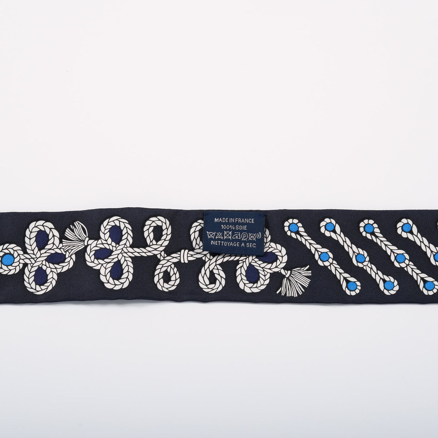 Silk Galons Et Brandebourg Twilly Indigo Rouge Vif Marine