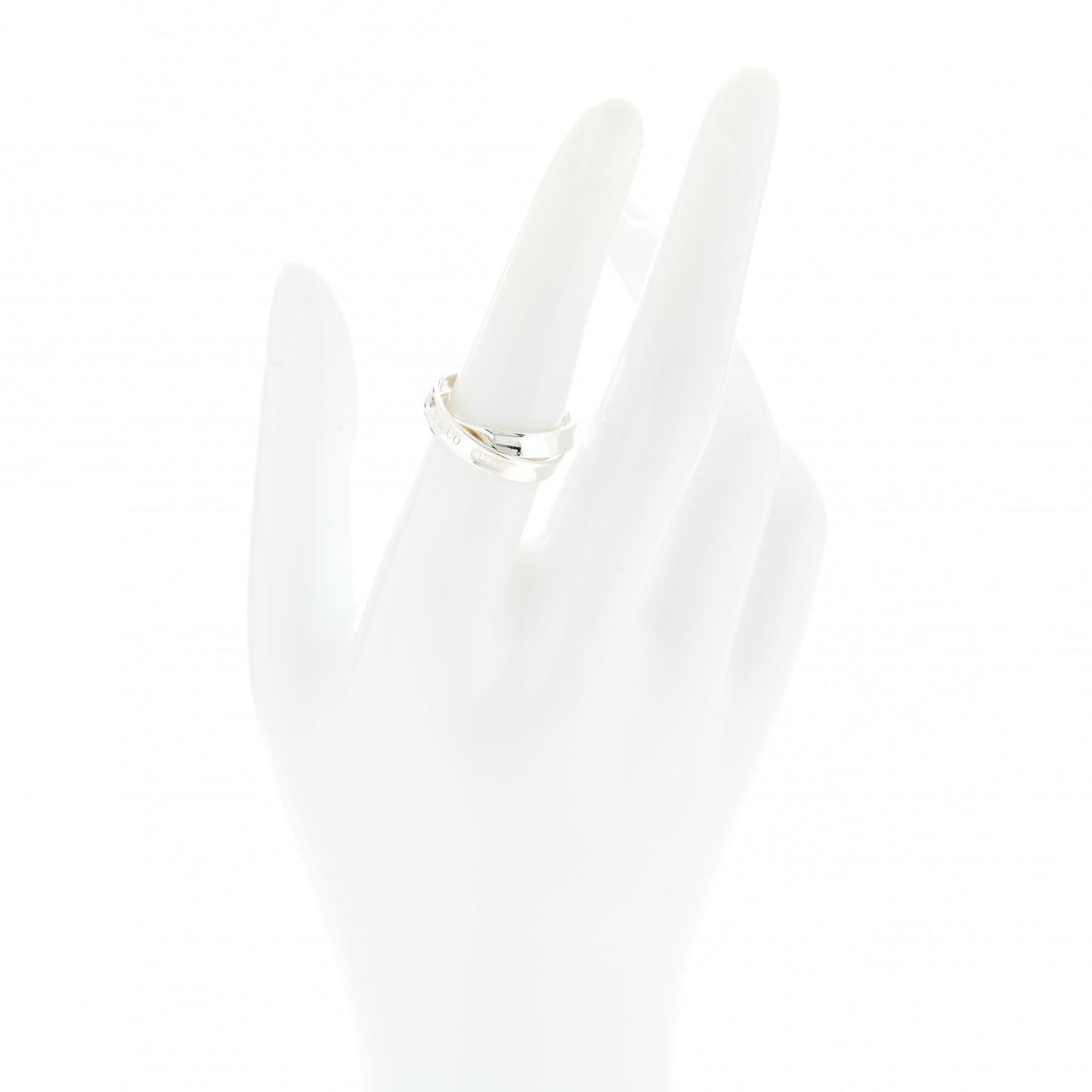 Sterling Silver 1837 Interlocking Circles Ring 51 5.75