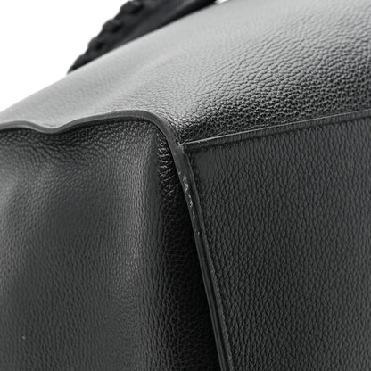 Balenciaga Grained Calfskin Neo Classic Black Hardware Large Top Handle Bag Black 16 of 21