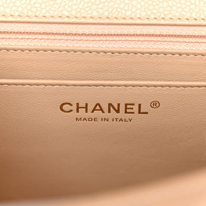 Chanel Caviar Quilted Jumbo Double Flap Light Beige 6 of 12
