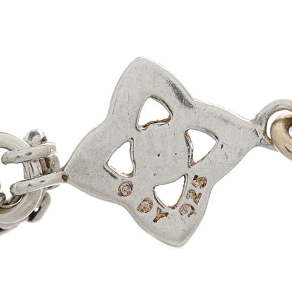 David Yurman Sterling Silver 18K Yellow Gold Diamond Blue Topaz Citrine Pearl Quatrefoil Drop Earrings 4 of 4