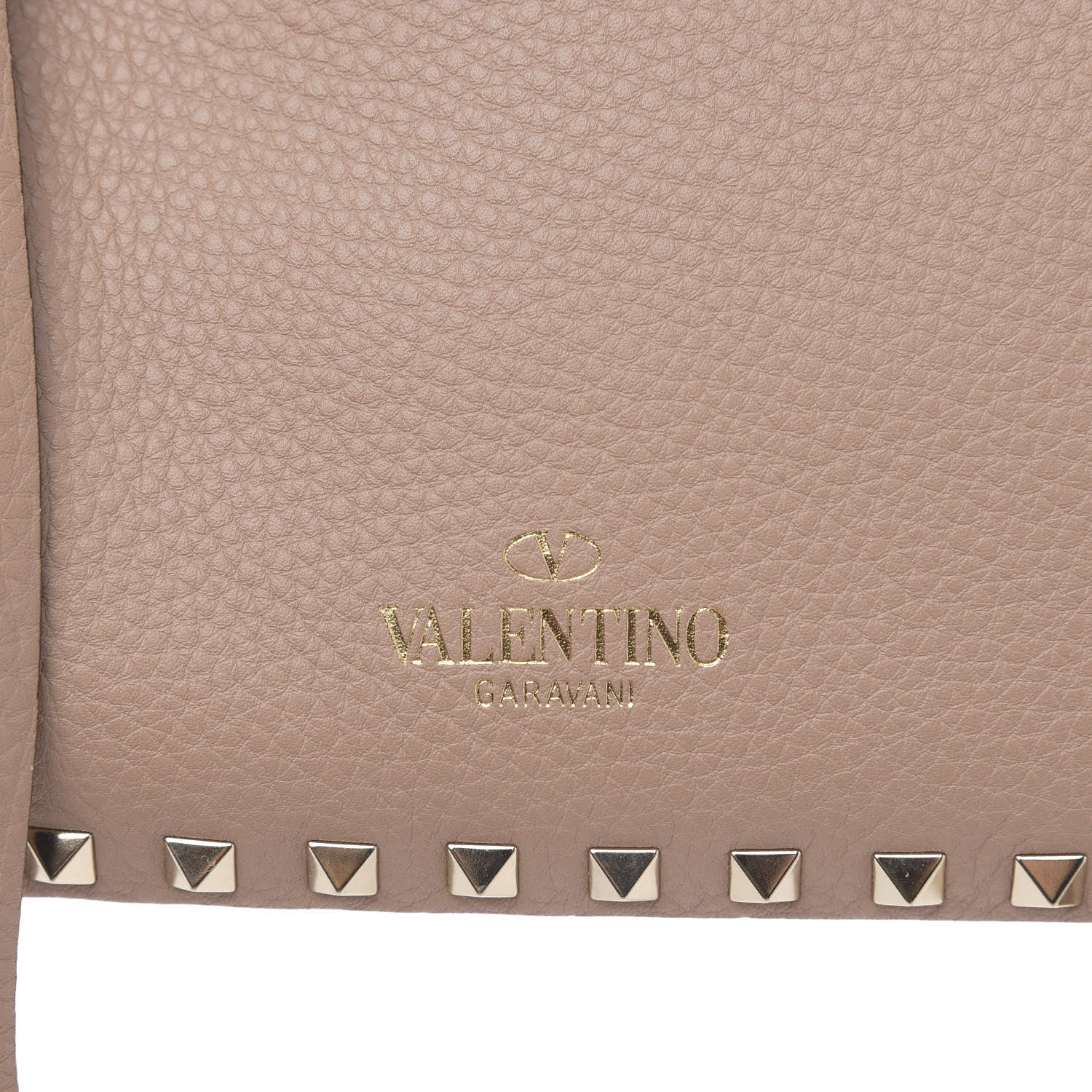 Valentino Garavani Pebbled Calfskin Mini Rockstud Flip-Lock Messenger Bag Rose Cannelle 7 of 9