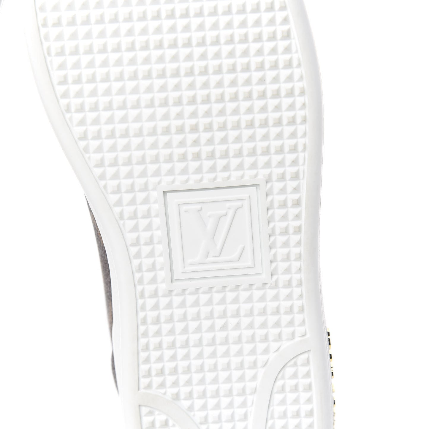 Calfskin Monogram LV Black Heart Sneakers 37 Cacao