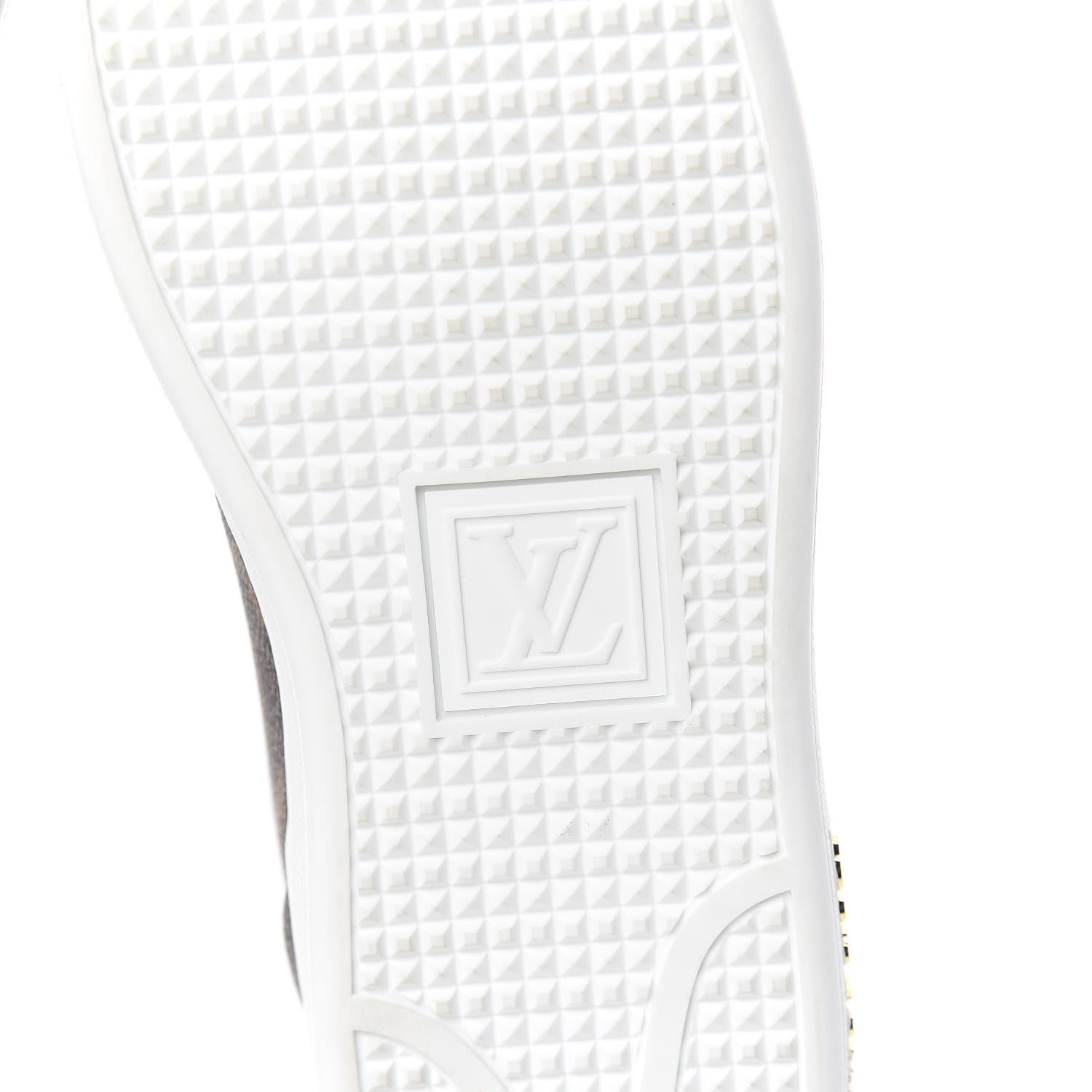 Louis Vuitton Calfskin Monogram LV Black Heart Sneakers 37 Cacao 7 of 10
