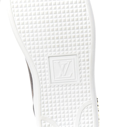 Louis Vuitton Calfskin Monogram LV Black Heart Sneakers 37 Cacao 7 of 10