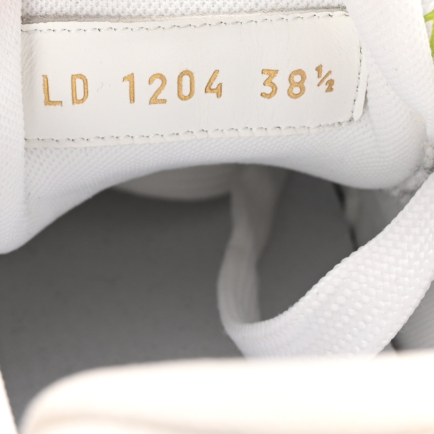 Louis Vuitton LV X TM Calfskin Monogram Multicolor Womens LV Trainer Sneakers 38.5 White 9 of 10