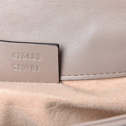 Gucci Calfskin Matelasse Super Mini GG Marmont Shoulder Bag Porcelain Rose 6 of 18