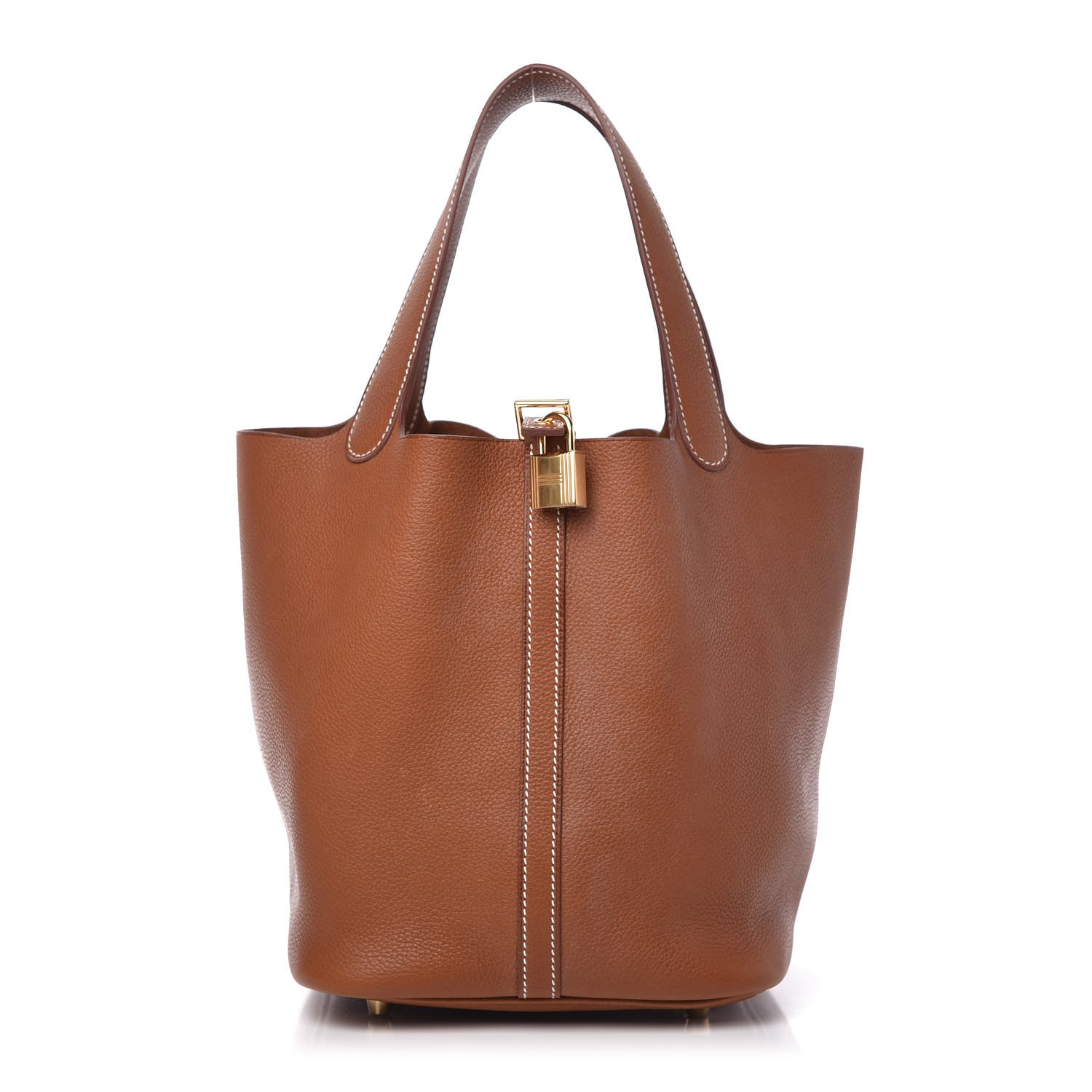 Hermes Barenia Faubourg Picotin Lock 22 MM Fauve 1 of 10