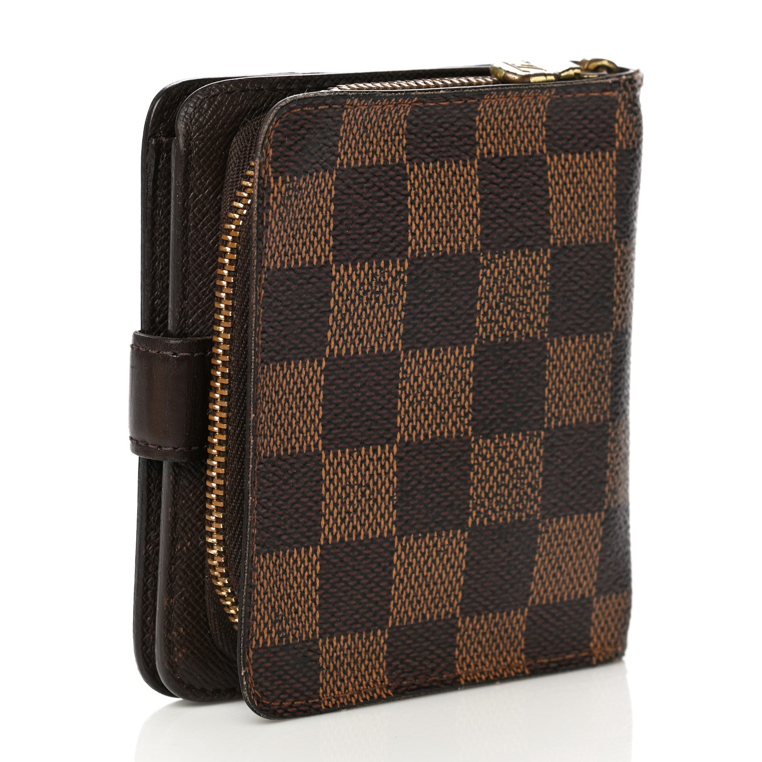 Louis Vuitton Damier Ebene Zippe Zipped Compact Wallet 3 of 10