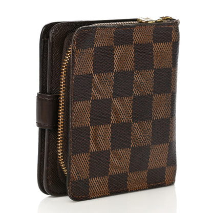 Louis Vuitton Damier Ebene Zippe Zipped Compact Wallet 3 of 10
