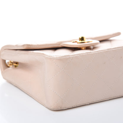 Chanel Lambskin Quilted Mini Square Flap Beige 11 of 21