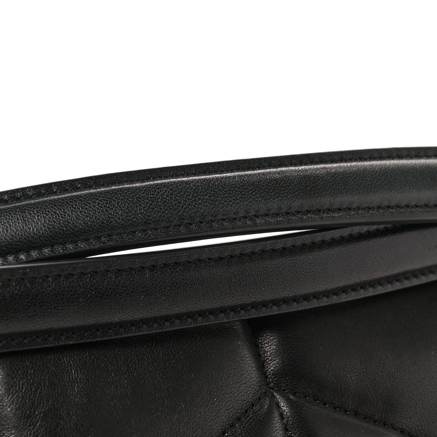 Saint Laurent Lambskin Quilted Small Loulou Puffer Monogram Chain Satchel Black 10 of 10