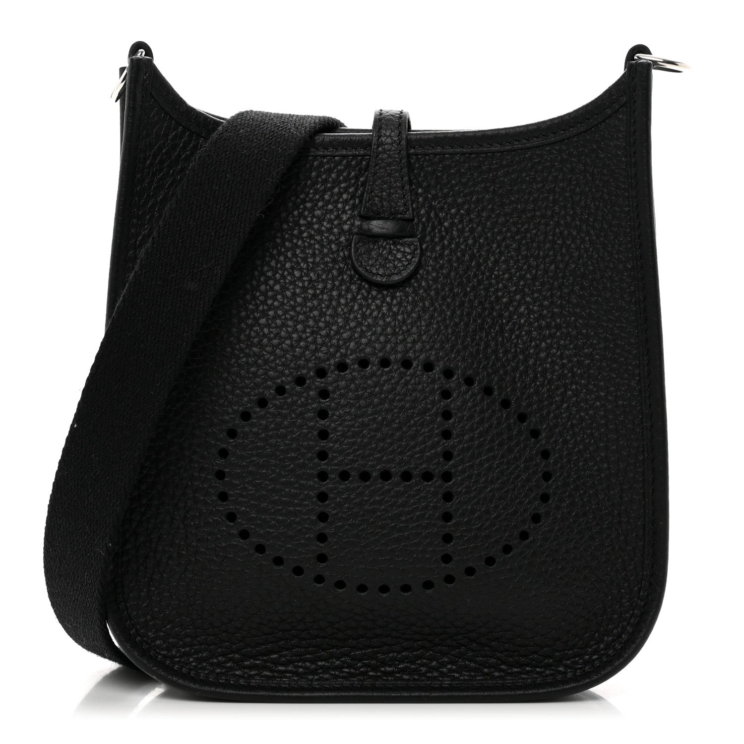 Hermes Taurillon Clemence Evelyne TPM Black 1 of 9