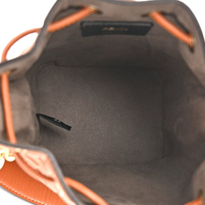 Fendi Vitello Liberty F is Fendi FF 1974 Embossed Mini Mon Tresor Bucket Bag Brandy 5 of 11