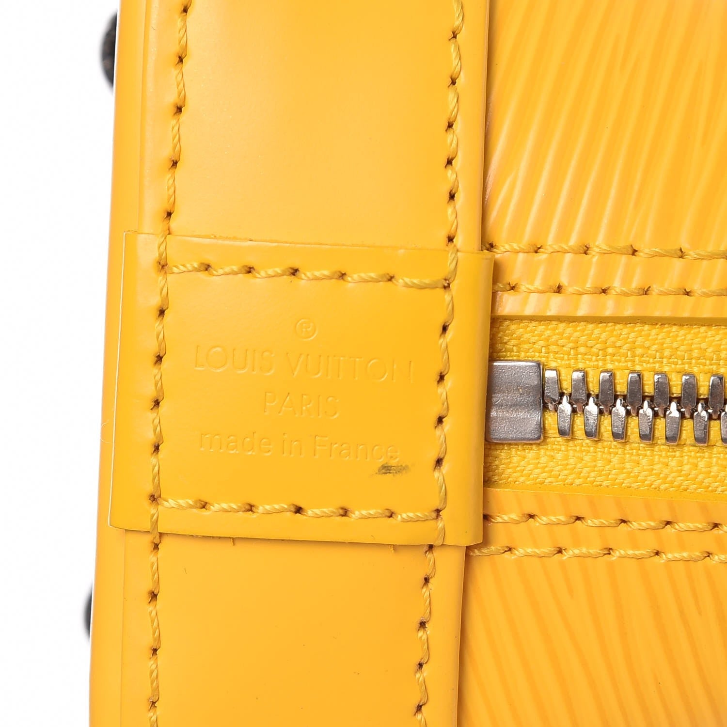 Louis Vuitton Epi Alma BB Citron 8 of 13