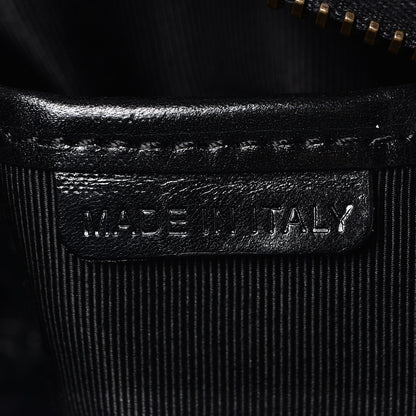 Burberry Prorsum Laser Cut Calfskin Hong Kong Medium Bloomsbury Black Elderberry 8 of 9