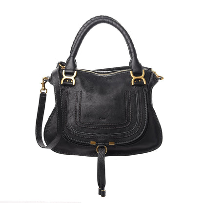 Chloe Calfskin Medium Marcie Satchel Black 1 of 9