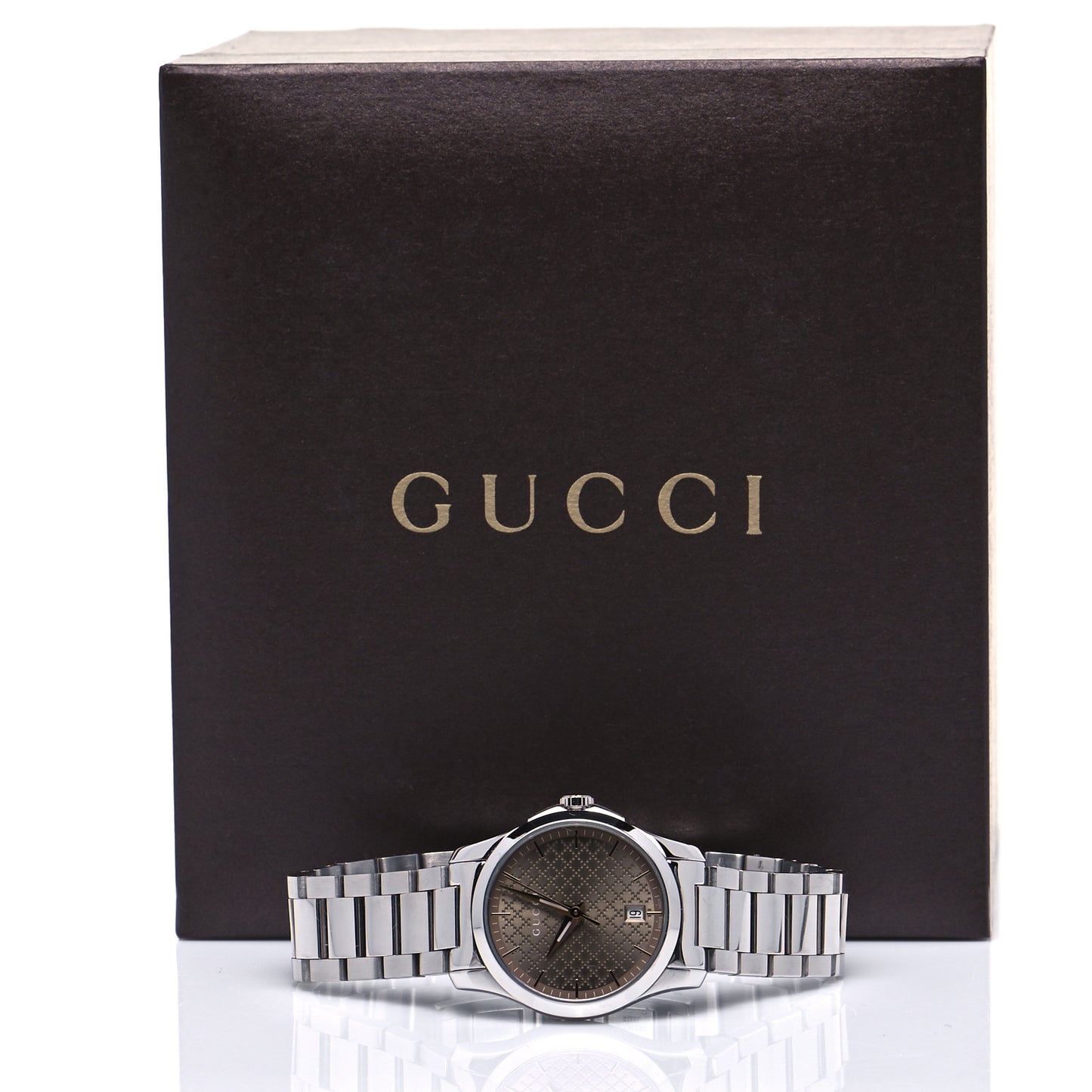 Stainless Steel 27mm G-Timeless Quartz Watch Brown