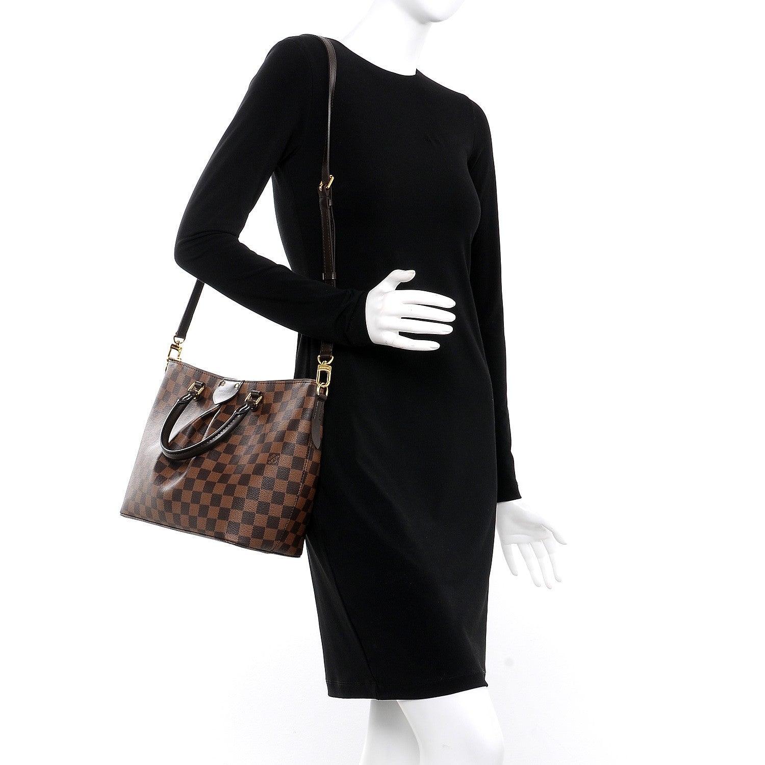 Louis Vuitton Damier Ebene Siena MM 2 of 7